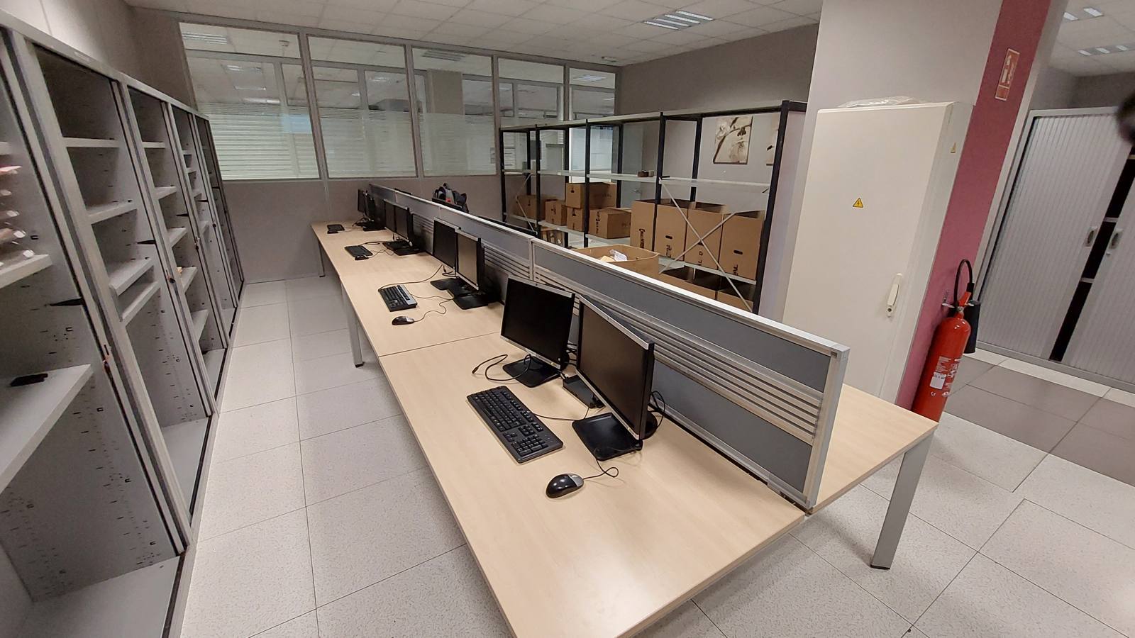Postes de travail remis en service après déménagement